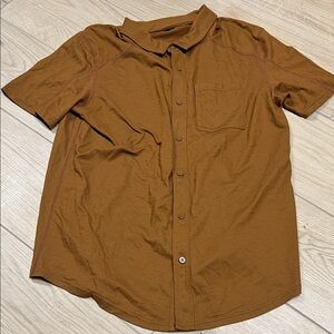 Smartwool Men's Short Sleeve Brown Shirt